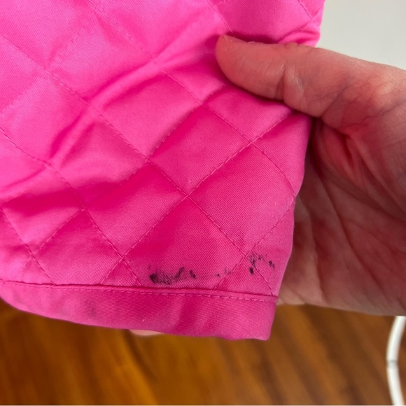 Lilly Pulitzer Vintage Quilted Pink Jacket Size M - Picture 4 of 5